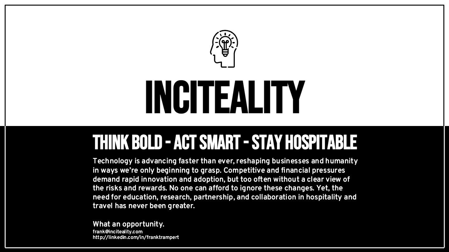 Incite Hospitality Landing Page